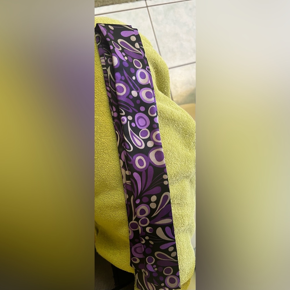 Women - Purple Abstract Tie